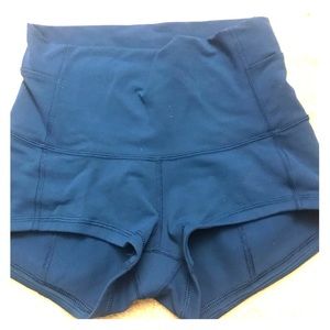 lululemom high spandex dark blue